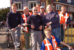 Team DEV Verhuur tijdens de 4 Mijl in Groningen