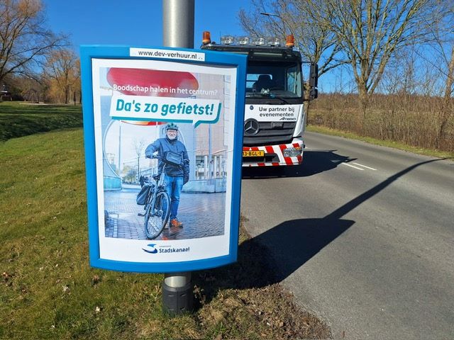 reclamebord verhuur